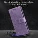 Buy Purple PU Leather Flip Wallet Phone Holder for iPhone 13 | Magnetic Buckle Soft Case & Card Slot - Buy Online on GoSupps.com