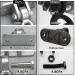 BETOOLL 2400lb Capacity Heavy Duty Swing Hangers Set of 2 - Indoor Outdoor Hanging Snap Hooks Silver - Buy Online on GoSupps.com