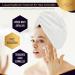 LUXTOGO Fast Dry Hair Towel Turban - 100% Cotton Super Absorbent High-Quality 2-Pack (White & Red) | Buy Now for Quick Drying! - Buy Online on GoSupps.com