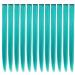 FC SWS 12 Colored Clip-In Hair Extensions - 21 Inch Heat-Resistant Synthetic Hair for Women & Girls - Multi-Colored Turquoise Blue-Green Party Highlights - Buy Online on GoSupps.com