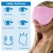 Zomaple Heated Eye Mask for Dry Eyes | Reusable Moist Heat Compress | Soothing Warm Compress for Relief from Stye & Blepharitis | Microwavable Rose Gold Design - Buy Online on GoSupps.com