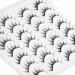 Manga False Eyelashes - 14 Pairs Wispy Anime Faux Mink Lashes for Natural Look & Cosplay (10-15mm) - Spiky Fake Lashes - Buy Online on GoSupps.com