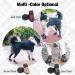 BEAUTYZOO Dog Boots 4PCS Set for Medium Large Dogs | Anti-Slip Waterproof Booties with Reflective Straps | Size 6 (2.6x3.0) | Black Outdoor Paw Protectors - Buy Online on GoSupps.com