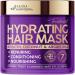 Hydrating Hair Mask for Dry Damaged Hair - Keratin Treatment w/ Argan & Coconut Oils | Biotin | Collagen - Deep Conditioner for Frizzy Color-Treated & All Hair Types - Sulfate & Paraben-Free - 10 oz