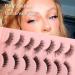Heracks 14 Pairs Half Lashes Natural Look Cat-Eye Wispy Fluffy False Eyelashes - Reusable DIY Pack (HFS38+HFS62) - Buy Online on GoSupps.com