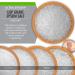 Buy SaltWorks Ultra Epsom Salt 5 Lb - Medium Grain Bath Salt for Relaxation & Detox | Includes Moofin Bath Sponge | Unscented Magnesium Sulfate - Pack of 2 - Buy Online on GoSupps.com