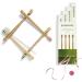 Bambumi Bamboo Toothbrushes Set - Eco-Friendly BPA Free Biodegradable & Sustainable Wooden Toothbrushes (Red/Green/Blue/Bamboo) - Buy Online on GoSupps.com