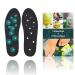 Silverrack Magnetic insole for women and men (size 40-46) - magnetic shoe insoles insoles for acupressure and massage - insoles with magnets black L (40-46)