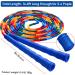 Kingcolor 16 FT Double Dutch Jump Rope 2 Pack Blue | Adjustable Soft Beaded DIY Jump Rope for Kids & Adults - Buy Online on GoSupps.com