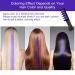 MSDADA Hair Chalk Comb for Kids - Washable Temporary Hair Color Dye - Girls Gifts for Christmas & Halloween - 5 Pink + 5 Purple - Buy Online on GoSupps.com