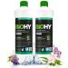 Biohy floor cleaner for wiping robot with fresh spring fragrance (2 x 1 liter) |Cleaning agent concentrate for all wiping robots |Foam arm & strip -free |Sustainable 1: 200 concentrate of fresh spring fragrance 1 l (2 -pack)