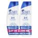 Head & Shoulders Classic 2 in 1 Anti-Dandruff Shampoo 2x300ml; Up to 100% Dandruff Control, Clinically Proven; All Hair Types; Daily Use; Refreshing