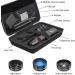 Selvim Phone Camera Lens Kit 4 in 1 - 22X Telephoto, 235 Fisheye, 0.62X Wide Angle, 25X Macro Lens - Compatible with iPhone, Samsung, Android - Buy Online on GoSupps.com