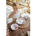Shop Casual Porcelain Children's Tableware Set - Non-Slip Plates Bowls & Cups featuring Tiny Farmer Sheep & Goose - Buy Online on GoSupps.com