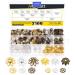 Mardatt 2100PCS 12 Styles Metal Bead Caps Assortment Set 7/9/10/14mm Hollow Flower Spacer Bead End Caps Jewelry Finding Making Supplies for DIY Earring Pendant ( Bronze/ Gold/ Silver)