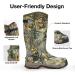 TIDEWE Realtree Camo Insulated Rubber Hunting Boots | Waterproof, Durable, Warm | Men's Sizes 5-14 | 6mm Neoprene | Outdoor Hunting Gear - Buy Online on GoSupps.com