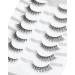 Fluffy Mink Lashes 12mm - Natural Look, Lifting Effect, Volume - 7 Pairs - Buy Online on GoSupps.com
