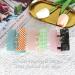 Checker Hair Claw Clips Set for Women - 3PCS AB-side Hair Accessories in Pink-Green, Pink-Black, Orange-Blue - Acrylic Big Open Claw Clips for Long Thick Hair - Buy Online on GoSupps.com