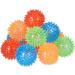 Relaxdays Hedgehog Ball Set of 12 - Colorful LED Bouncy Balls for Kids - 4 Flashing Colors 6.5 cm - Buy Online on GoSupps.com