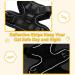 CatRomance XS Black Cat Harness: Escape Proof, Breathable Mesh, Adjustable with Leash Set and Reflective Strips - Buy Online on GoSupps.com