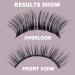 Buy Quewel C Curl 8mm Cluster Lashes | Individual Eyelash Segments for DIY Extensions | Natural Look 1 Pack - Buy Online on GoSupps.com