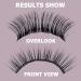 Individual D Curl 8mm Eyelash Segments - Natural DIY Eyelash Extensions | 1 Pack for Stunning Eye Makeup - Buy Online on GoSupps.com
