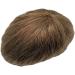 YANAHAIR Toupee for Men - Real Human Hair Replacement System - Fine French Lace Hairpiece - Customizable Hair Units - Natural-Looking Hair Pieces - Hair Prosthesis - #4 Light Brown - 8x10" - Buy Online on GoSupps.com