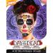 Floral Day of the Dead Sugar Skull Temporary Face Tattoo Kit