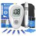 G-425-3 Blood Glucose Monitor Kit 100 Test Strips 100 Lancets 1 Blood Sugar Monitor 1 Lancing Device  Diabetes Testing Kit No Coding Glucometer Large Display  Glucose Meter for Home Use