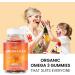 Organic Omega 3 Gummies with Omegas 6, 7, 9, DHA & EPA - Sugar-Free Brain, Heart, Eye & Immune Support (60 CT) - Buy Online on GoSupps.com