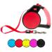 Dog Leash - Retractable Gel Pet Leash Handle - Red Medium Medium Red
