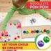 Zelssi Pom Poms Pack - 400 Pompom Balls & Googly Eyes - Vibrant Assorted Colors for DIY Crafts - Buy Online on GoSupps.com