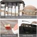 BAGSMART Large Travel Toiletry Bag - Water-resistant Organizer for Makeup, Shampoo & Toiletries | Black Medium Size - Buy Online on GoSupps.com