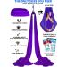 Orbsoul Aerial Silks & Yoga Hammock (Professional Grade) | Premium 100% Nylon Tricot Fabric | Full Rigging Hardware & Easy Set-up Guide | Crown Jewel - Buy Online on GoSupps.com
