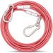 Tie-Out Leashes for Dogs 3/6/9/15m Dog Leash for the Yard Yard Leash Leashes for Dogs (Pink 15M 15m Pink