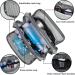 WANDF Water-Resistant Nylon Travel Toiletry Bag for Men and Women - Lightweight Dopp Kit (A-Grey) - Buy Online on GoSupps.com