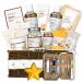 Coconut & Honey Almond Beauty Personal Relaxing Care Gift Set For All Shower Bath Kit Home Bath Pampering Package Large size Luxury Bath and Body At Home Spa Kit Mothers Day Gift Bath Baskets