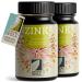 Zink 25mg - 2x365 tablet (vegan) with zinc -bisglycinate (zinc -chelate) for the highest bioavailability - laboratory test high -dose without undesirable additives - XL stockpack - Naturewell 2x 365 tablets