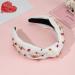 Mixcbe Flamingo Headbands for Women Boho Hawaiian Flamingo Headbands Pink Crystal Top Knot White Headband Summer Accessories Beach Vacation Outfits(white) - Buy Online on GoSupps.com