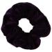 Mytoptrendz Plain Scrunchie Soft Ponytail Hair Tie Elastic -Purple