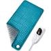 BESIGILA Electric Heating pad Cramps and Arthritis Relief 6 Fast Heating Settings Auto-Off Machine Washable - Blue Grey - 17 x 33 