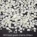 500Pcs AB Color Heart Pearls Nail Charms | Beige Creamy White | Multi Shapes and Sizes | 3D Manicure and DIY Crafts Accessories - Buy Online on GoSupps.com