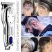 Professional All Metal Hair Clipper & Trimmer for Men - Electric Hair Cutting Tool Grooming Kit (Silver) - Travel-Friendly - Buy Online on GoSupps.com