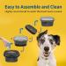 DECYAM Non Spill Dog Water Bowl Slow Water Feeder for Dogs 2L / 70 oz Large Capacity Pet Water Dish for Dogs Brown - Buy Online on GoSupps.com