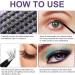 Individual Lashes Extension Kit 70 Wide-Stem 9-15mm Mix False Eyelashes with Lash Glue and Applicator - DIY Natural Portable Cluster Lashes Kit - Pack of 1 (FD20 Light Suit) - Buy Online on GoSupps.com