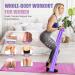 Buy Resistance Bands for Physical Therapy - Stretch Bands for Yoga Pilates & Fitness | 4.9FT Purple with Training Poster - Buy Online on GoSupps.com