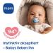 Mam Perfect Schnuller Set of 2 - Healthy Baby Pacifier for 0-6 Months | Sustainable Silicone & Organic Materials | Includes Pacifier Box | B r/Fuchs Design - Buy Online on GoSupps.com