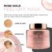 AZURE Rose Gold Metallic Peel Off Face Mask - 150mL | Reduces Wrinkles, Fine Lines, Acne Scars | Removes Blackheads, Dirt & Oil | Repairs Uneven Skin Tone - Buy Online on GoSupps.com