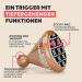 TMX Trigger Original Plus - German-Made Trigger Point Presser | Natural Beech Acupressure Massage Tool for Muscle Pain Relief & Tension Self-Treatment - Buy Online on GoSupps.com