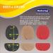 UNIKSTEP Non-Slip Shoe Sole Pads - 6 Pairs (12 Pieces) Anti-Skid Rubber Grips for Noise Reduction & Comfort - Self-Adhesive Black Cushions - Buy Online on GoSupps.com